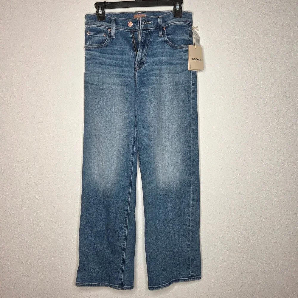 MOTHER Jeans Mid Rise Rambler Out Of the Blue. - Picture 1 of 6